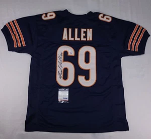 (S17) Jared Allen #69 Hand Signed Pro Style Jersey Chicago Bears PSA DNA size XL - Picture 1 of 3