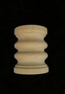Halbrolle Halbschnecke Tanne Fichte für Möbelbau und Restaurierung Holzteil 74mm - Bild 1 von 6