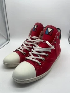 TAGLIA 11 US/10 UK - Sneakers Louis Vuitton rosse da uomo da baseball senza scatola - Foto 1 di 19
