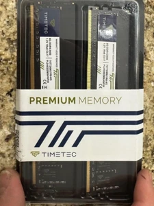 Timetec 16GB KIT(2x8GB) DDR4 2400MHz PC4-19200 Non-ECC Unbuffered 1.2V CL17 1Rx8 - Afbeelding 1 van 1