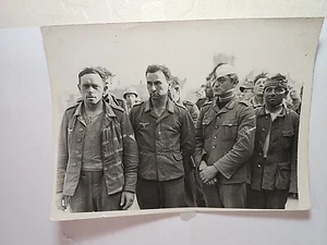 WWII German Prisoners POW Original Glossy Picture 8 1/4" x 6" RRP 371 - Picture 1 of 5