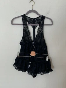 NWT! Linea Donatella Sz S 2-pc Stretch Lace Cami & Shorts Lingerie Set CBE090 - Picture 1 of 6