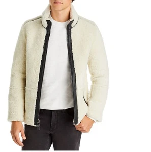 Chaqueta de Oveja Michael Kors para Hombre Sherpa Real 100% Cuero de Cordero B4HP $2000 - Imagen 1 de 50