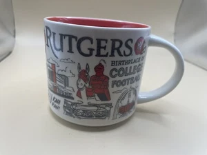Tazza da caffè Starbucks across the Globe collezione Rutgers campus NUOVA~ Senza scatola 2021 - Foto 1 di 7