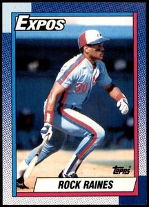 Rock Raines #180 1990 Topps - Imagen 1 de 2