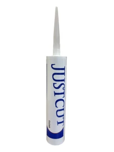 Clear 100% Silicone Sealant 10.1oz with Removable Nozzle Waterproof JUSTCUT - Picture 1 of 4