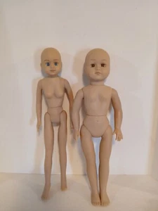 Set Of 2 Vintage 95-96 Kimberly Syndees Craft Ltd Dolls 14'in/ 14.5' In - Picture 1 of 20
