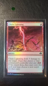 Chain Lightning FOIL 113/261 M PF MTG Dominaria Remastered - Picture 1 of 2
