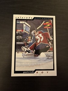 1996 Pinnacle Score Base #1 Patrick Roy Colorado Avalanche