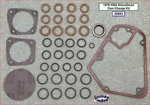 Cam Change Gasket & Seal Kit, 1970 thru 1984 Shovelhead Harley, ref.25225-70 - Picture 1 of 1