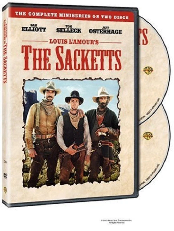The Sacketts Complete Miniseries 2xDiscs (Tom Selleck) Region 4 DVD New - Image 1 of 1