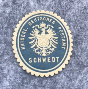 Schwedt, Siegelmarke Kaiserlich Deutsches Postamt, um 1900 - Picture 1 of 2