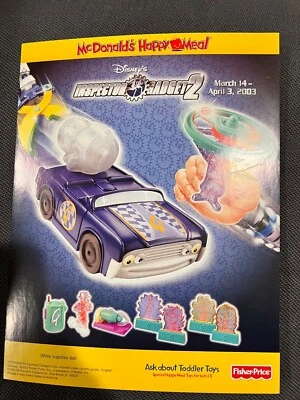 2003 McDonalds Inspector Gadget 2 MIP     Complete Set of 6 - Image 1 of 4
