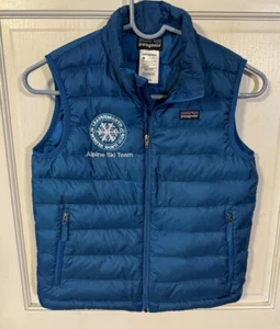 Patagonia Alpine Ski Team Puff Vest M-10 Blue - Picture 1 of 3