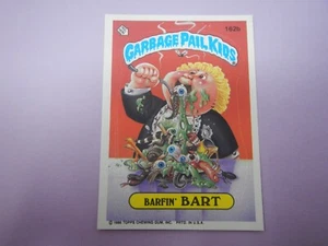 1986 Topps Garbage Pail Kids Series 4 Barfin' Bart #162b - Picture 1 of 6