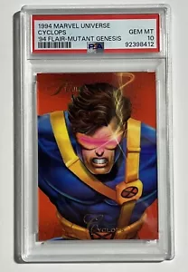 1994 Flair Marvel Universe Cyclops PSA 10 Gem Mint Mutant Genesis X-Men - Picture 1 of 2