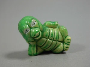 Altfig: Tierkarikaturen - Schilkröte Sobre Lado Tumbado Verde (1) - Imagen 1 de 1
