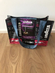 Shopper upcycling aus Kaffeetüten: 29x13x28cm nachhaltig Unikat neu! - Bild 1 von 1