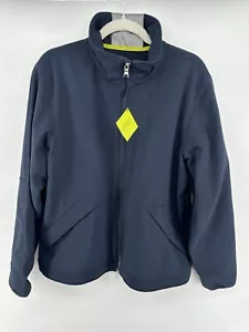 Banana Republic S Blue Water Resistant Fleece Lined Long Sleeve Full Zip Jacket - Picture 1 of 4