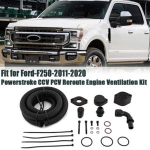 Engine Ventilation Kit Fit for Ford F-250 F-350 F-450 F-550 F650/F750 2011-2020 - Picture 1 of 13
