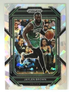 Panini Prizm Silver Cracked Ice #2 2022-23 Jaylen Brown Boston Celtics - Imagen 1 de 3