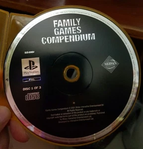 Family Games Compendium (disc only) - PLAYSTATION 1 PS1 - FREE POST - Picture 1 of 1