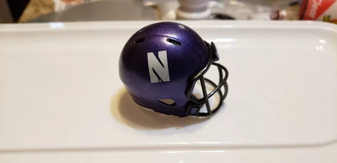 NORTHWESTERN WILDCATS   SPEED  #619 POCKET PRO HELMET RIDDELL FOOTBALL Cover