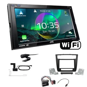JVC Autoradio WiFi Apple CarPlay DAB+ für BMW 1er automatische Klima ohne Canbus - Bild 1 von 7