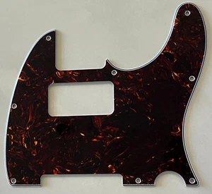 Custom For Fender 62 Telemaster With TV Jones Pickups Guitar Pickguard Tortoise - Picture 1 of 4