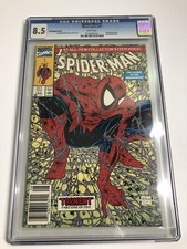 Spider-Man #1 Poly Bag Edition CGC 8.5 Marvel Todd McFarlane 1990 Torment Lizard
