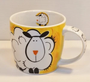 Yellow Sheep Coffee Tea Mug Cup 300ml Gallery by Inhesion Adorable Design - Bild 1 von 7
