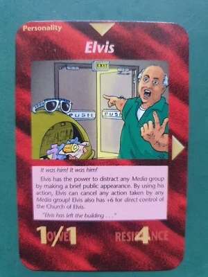 INWO Illuminati New World Order ELVIS - 1995 Unlimited Edition * RARE CARD * - Bild 1 von 2