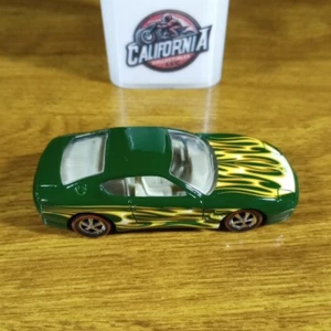 Custom Made Hot Wheels Ferrari 456M Redline Dark Green Ferrari Heat 2004 - Picture 1 of 6