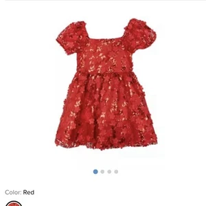 Rare editions Girls Red Dress Size 6 - Picture 1 of 5