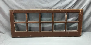 1 antiker einzelner schmaler 10 Lite Fensterflügel 18x24 Shabby Old Chic Vintage 1344-25B - Bild 1 von 14
