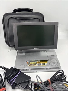 REPRODUCTOR DE DVD PORTÁTIL PANASONIC DVD-LS91 totalmente funcional con cables de estuche cable de alimentación - Imagen 1 de 18
