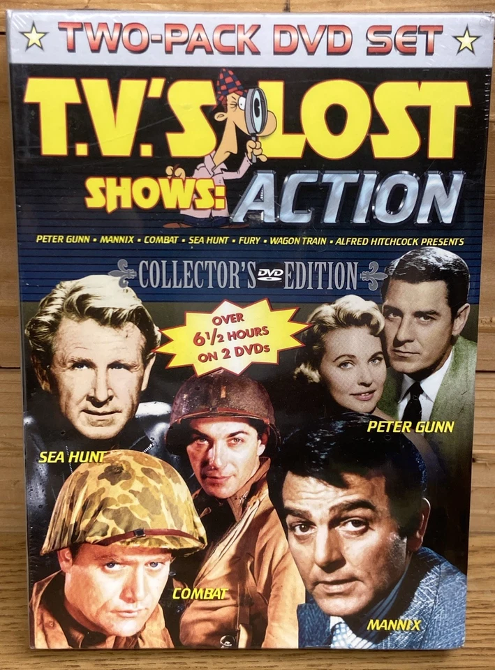 T.V.'S LOST SHOWS 2 DVD Boxed Set Lassie, Mr. Ed, Sea Hunt , Mannix  Sealed - Image 1 of 3