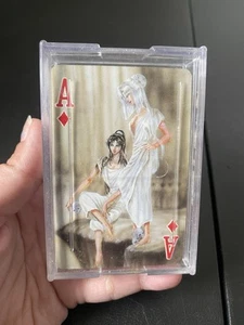 RG Veda Playing Cards 52 Card Deck In Plastic Case - Missing (2) Jokers - Picture 1 of 8