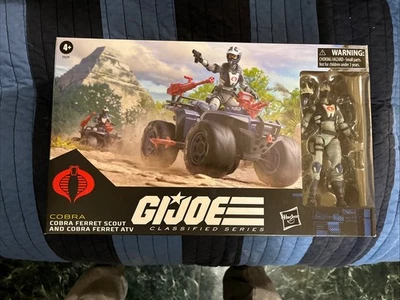 Hasbro GI Joe Classified Series 2024 6" Cobra Hurón ATV y Scout ¡Bonita caja! Foto 1 de 4