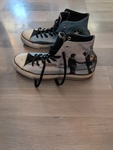 Converse Pink Floyd Shoes Rare Wish You Were Here Size Men 9. G6 - Picture 1 of 9