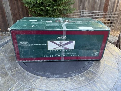 Vintage Hunter Coastal Breeze Ceiling Fan Motor And Housing Bronze Mod 23510 - Image 1 of 4