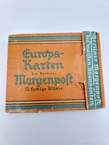 Alte Europa Karten der Berliner Morgenpost - 52 farbige Karten  1926 Komplett - Bild 1 von 7