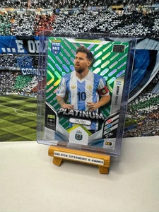 Panini Adrenalyn XL FIFA 365 2026 Lionel Messi Platinum Rare Parallel 29/50 - Picture 1 of 2