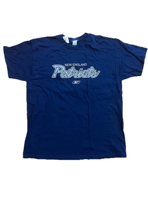 Camiseta azul marino New England Patriots Reebok Equipment Foto 1 de 4