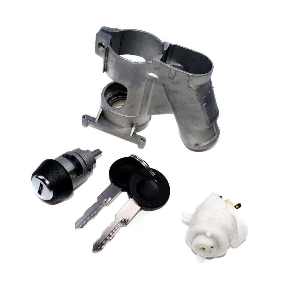 Ignition Column Lock Cylinder Housing Switch Set For VW Cabriolet Jetta Golf Foto 1 de 4