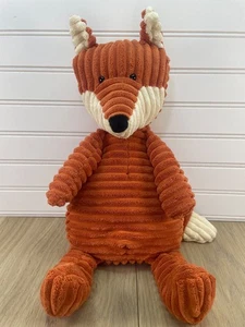 Jellycat 17" Cordy Roy Fox Plush London Corduroy Stuffed Animal Toy Orange - Picture 1 of 6