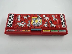 Vintage 101 Dalmatians Push Button Pop-Up Pencil Case Holder.Partially Working  - Picture 1 of 14