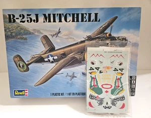 1/48 REVELL B-25J MITCHELL + IPMS USA DECALS & 8 GUN NOSE CONVERSION #85-5512 - Picture 1 of 3