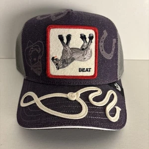 Goorin Bros, Stallion, The Farm, Trucker Hat - BEAT Horse Lasso Purple - Picture 1 of 4