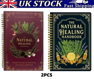 2X The Natural Handbook Bound For Herbal Remedies And Natural Recipes By Ancient - Image 1 of 4